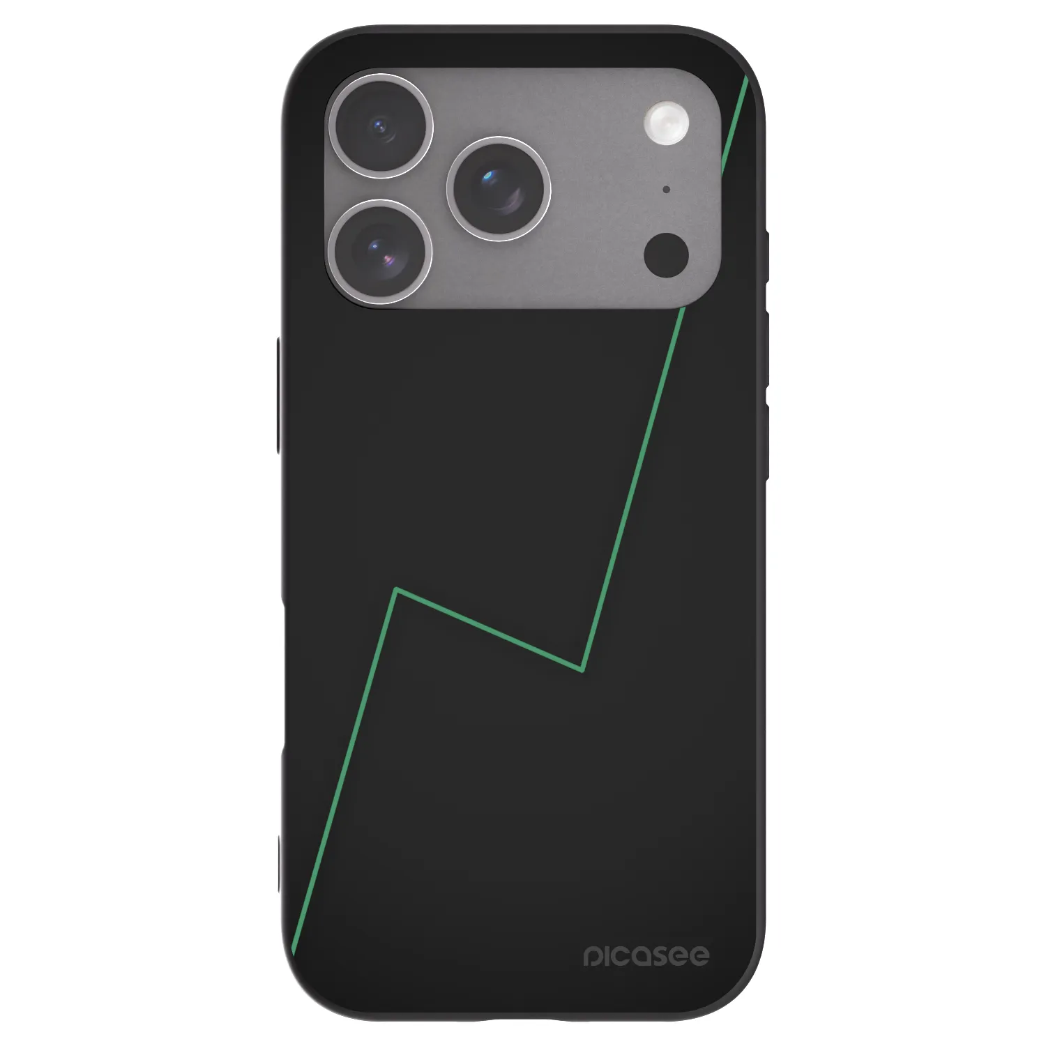 Picasee Apple iPhone 18 Pro Hülle - Schwarzes Silikon - Consistency