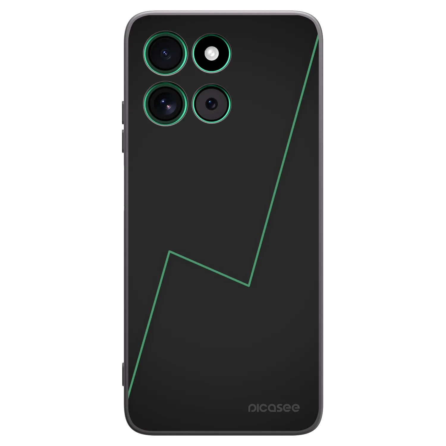 Picasee Motorola Moto G57 Power Hülle - Schwarzes Silikon - Consistency