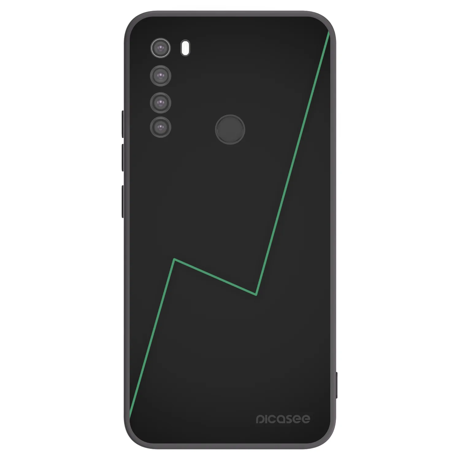 Picasee Xiaomi Redmi Note 8 Hülle - Schwarzes Silikon - Consistency