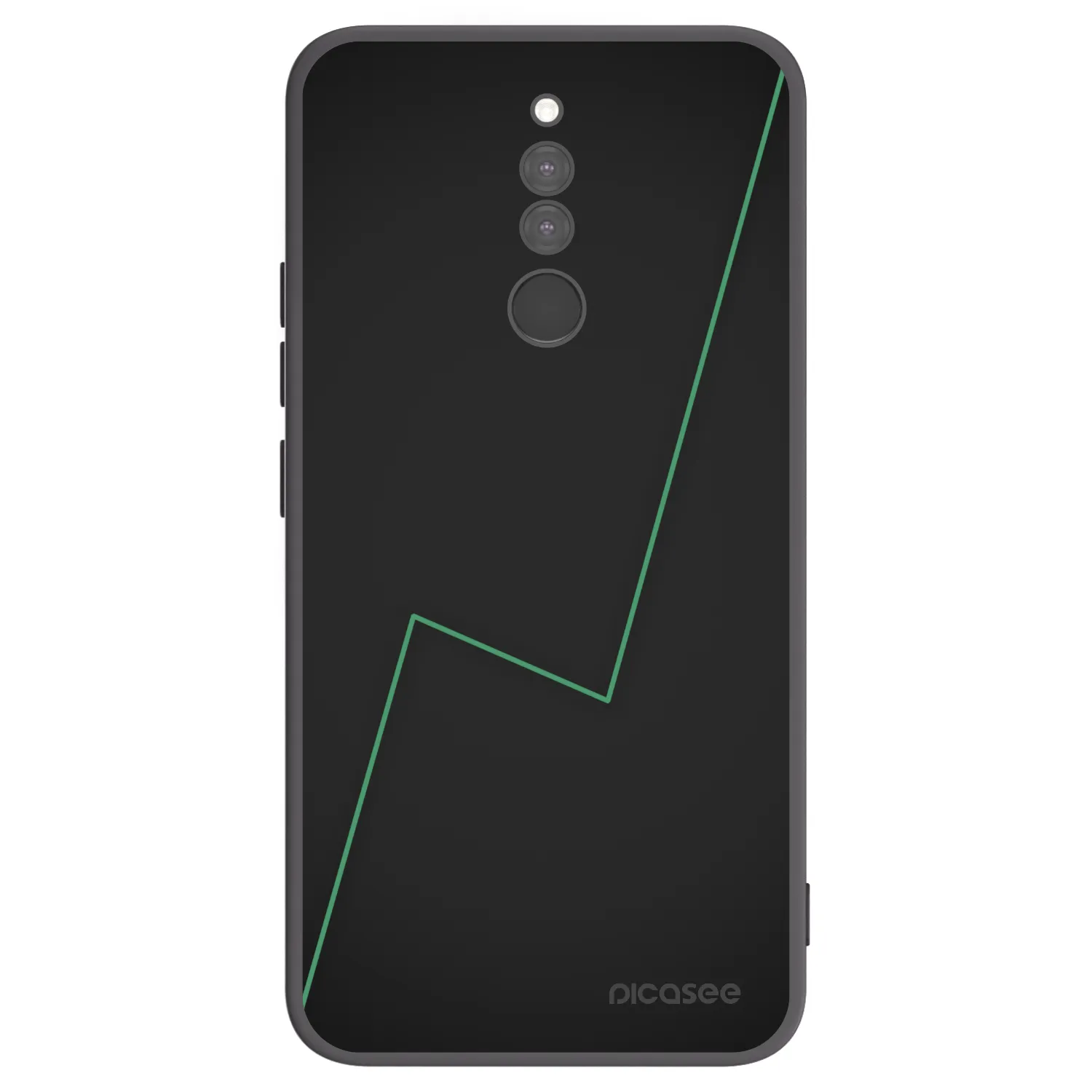 Picasee Xiaomi Redmi 8 Hülle - Schwarzes Silikon - Consistency