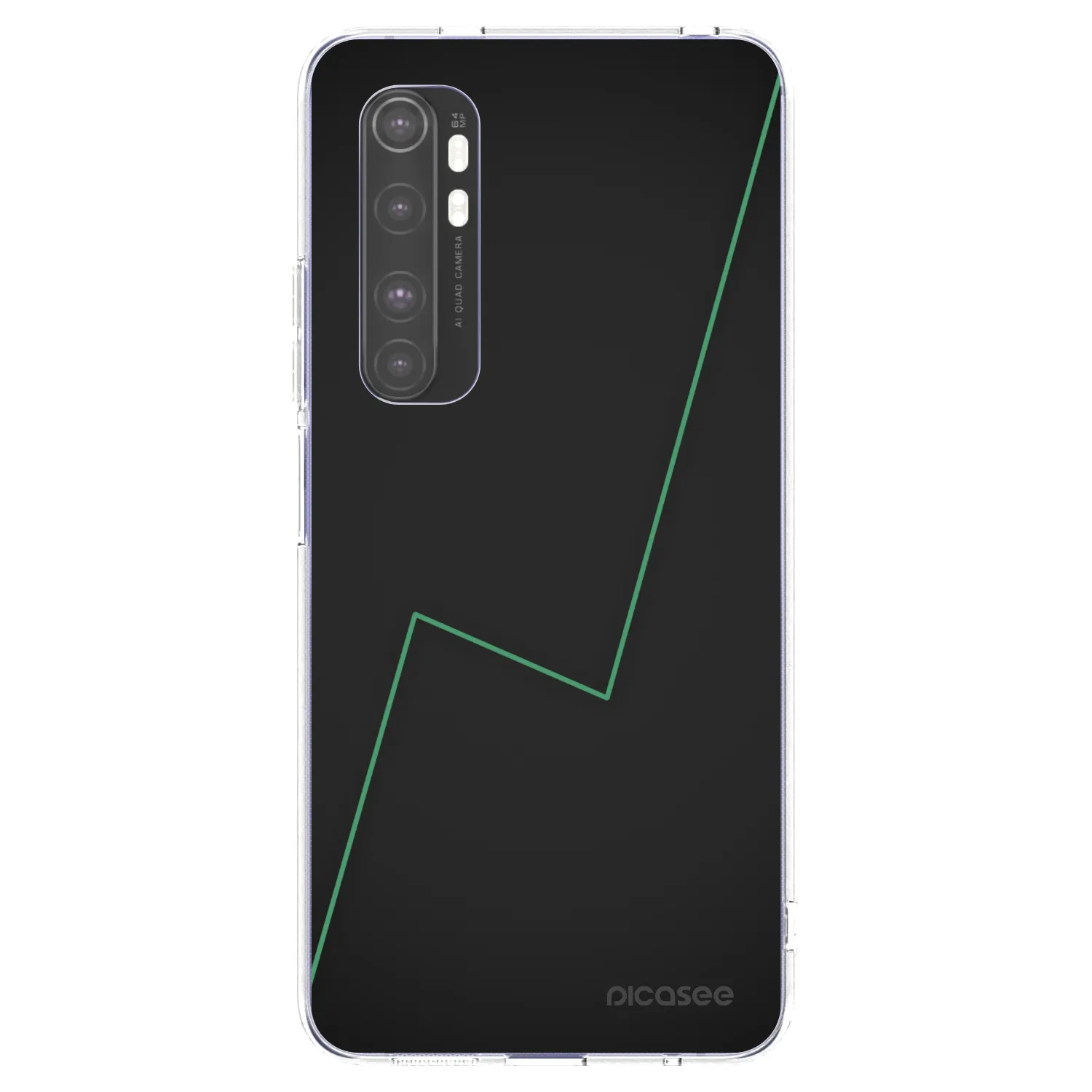 Picasee Xiaomi Mi Note 10 Lite Hülle - Transparentes Silikon - Consistency