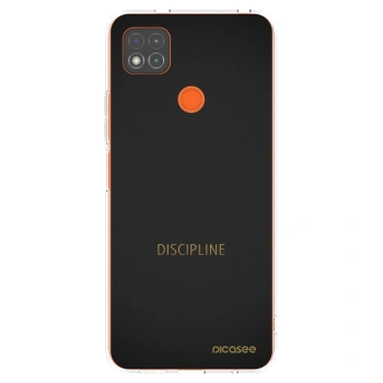 Picasee Xiaomi Redmi 9C Hülle - Transparentes Silikon - Discipline