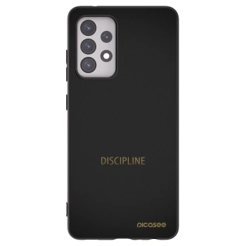 Picasee Samsung Galaxy A52 5G A525F Hülle - Schwarzes Silikon - Discipline