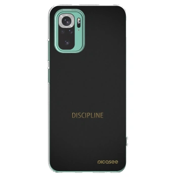 Picasee Xiaomi Redmi Note 10 Pro Hülle - Transparentes Silikon - Discipline