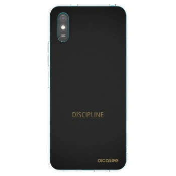 Picasee Xiaomi Redmi 9AT Hülle - Transparentes Silikon - Discipline