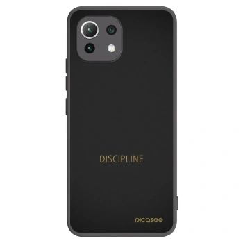 Picasee Xiaomi Mi 11 Lite Hülle - Schwarzes Silikon - Discipline