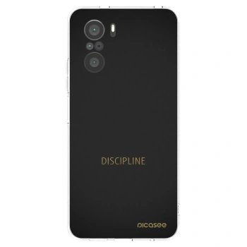Picasee Xiaomi Poco F3 Hülle - Transparentes Silikon - Discipline