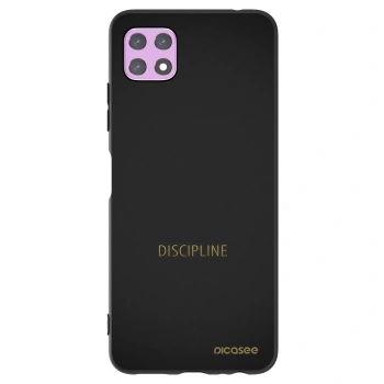 Picasee Samsung Galaxy A22 A226B 5G Hülle - Schwarzes Silikon - Discipline
