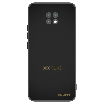 Picasee Xiaomi Redmi Note 9T Hülle - Schwarzes Silikon - Discipline