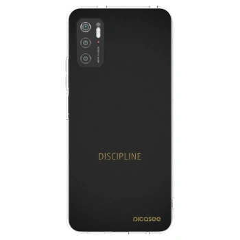 Picasee Xiaomi Poco M3 Pro 5G Hülle - Transparentes Silikon - Discipline