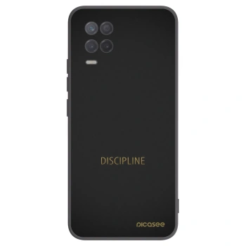 Picasee Realme 8 5G Hülle - Schwarzes Silikon - Discipline