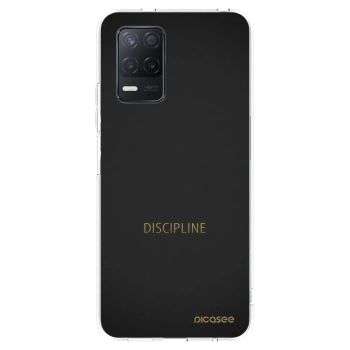 Picasee Realme 8 5G Hülle - Transparentes Silikon - Discipline