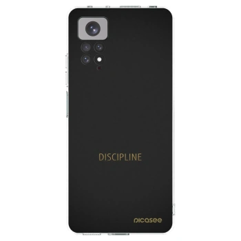 Picasee Xiaomi Redmi Note 11S 4G Hülle - Transparentes Silikon - Discipline