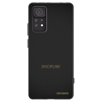 Picasee Xiaomi Redmi Note 11 Pro Hülle - Schwarzes Silikon - Discipline