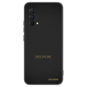 Picasee Realme GT Master Edition 5G Hülle - Schwarzes Silikon - Discipline