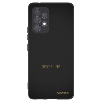 Picasee Samsung Galaxy A53 5G A536 Hülle - Schwarzes Silikon - Discipline