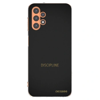 Picasee Samsung Galaxy A13 4G A135 Hülle - Transparentes Silikon - Discipline