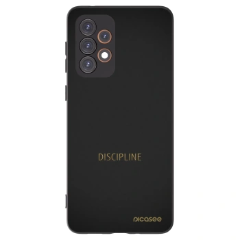 Picasee Samsung Galaxy A33 5G A336 Hülle - Schwarzes Silikon - Discipline
