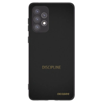 Picasee Samsung Galaxy A73 5G Hülle - Schwarzes Silikon - Discipline