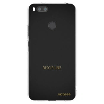 Picasee Xiaomi Redmi A1 Hülle - Transparentes Silikon - Discipline