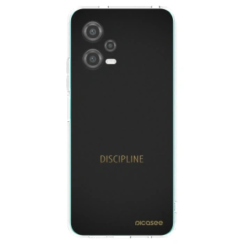 Picasee Xiaomi Poco X5 Hülle - Transparentes Silikon - Discipline