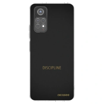 Picasee Xiaomi Redmi Note 11S 5G Hülle - Transparentes Silikon - Discipline