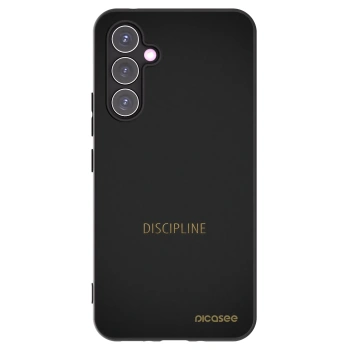 Picasee Samsung Galaxy A54 5G A546B Hülle - Schwarzes Silikon - Discipline