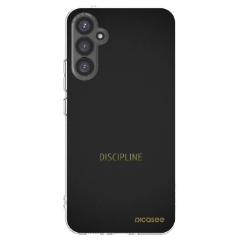 Picasee Samsung Galaxy A34 5G A346B Hülle - Transparentes Silikon - Discipline