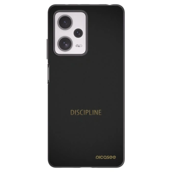 Picasee Xiaomi Redmi Note 12 Pro+ 5G Hülle - Schwarzes Silikon - Discipline