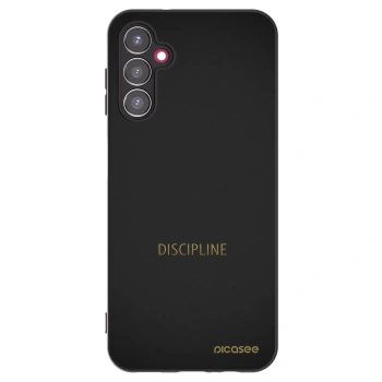 Picasee Samsung Galaxy A14 5G A146P Hülle - Schwarzes Silikon - Discipline