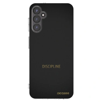 Picasee Samsung Galaxy A14 5G A146P Hülle - Transparentes Silikon - Discipline