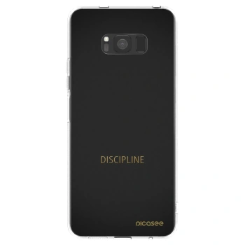 Picasee Samsung Galaxy S8 G950F Hülle - Transparentes Silikon - Discipline