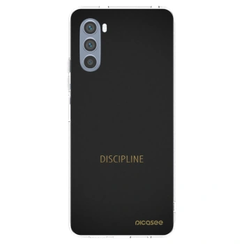 Picasee Motorola Moto G62 Hülle - Transparentes Silikon - Discipline