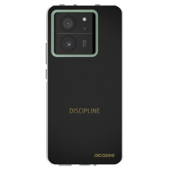 Picasee Xiaomi 13T Hülle - Transparentes Silikon - Discipline
