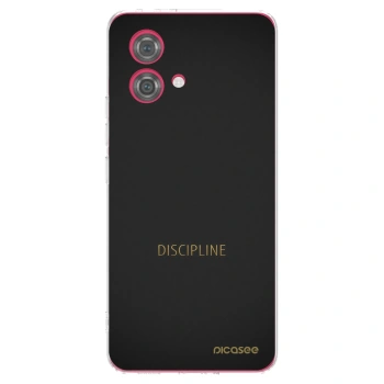 Picasee Motorola Moto G84 5G Hülle - Transparentes Silikon - Discipline