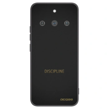 Picasee Realme 11 Pro+ Hülle - Schwarzes Silikon - Discipline