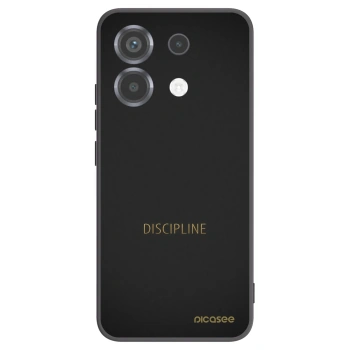 Picasee Xiaomi Poco X6 Hülle - Schwarzes Silikon - Discipline