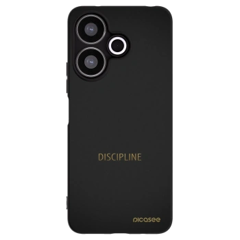 Picasee Xiaomi Redmi 13 4G Hülle - Schwarzes Silikon - Discipline