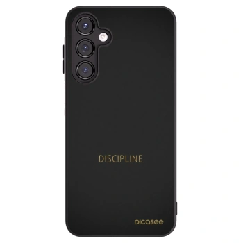Picasee Samsung Galaxy A16 5G Hülle - Schwarzes Silikon - Discipline