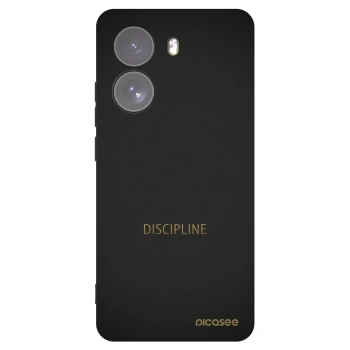 Picasee Xiaomi Poco X7 Hülle - Schwarzes Silikon - Discipline