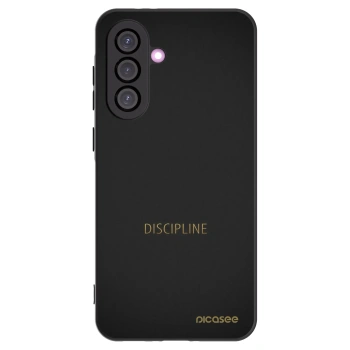 Picasee Samsung Galaxy A36 5G Hülle - Schwarzes Silikon - Discipline