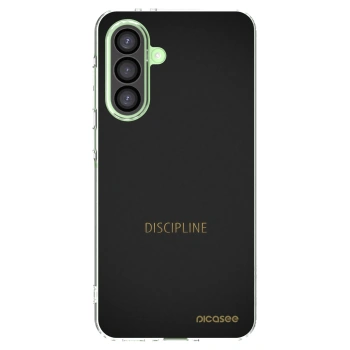 Picasee Samsung Galaxy A26 5G A266B Hülle - Transparentes Silikon - Discipline