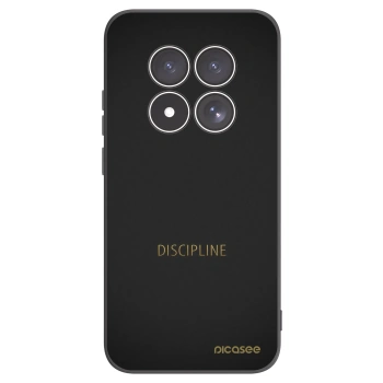 Picasee Xiaomi Redmi Note 15 Pro 4G Hülle - Schwarzes Silikon - Discipline