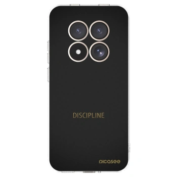 Picasee Xiaomi Redmi Note 15 Pro 4G Hülle - Transparentes Silikon - Discipline