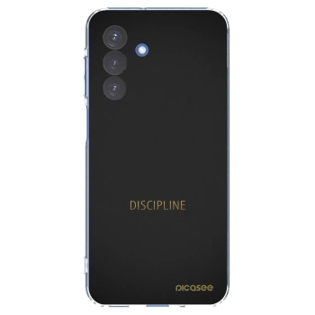 Picasee Samsung Galaxy A17 5G Hülle - Transparentes Silikon - Discipline