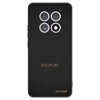 Picasee Xiaomi Redmi Note 15 Hülle - Schwarzes Silikon - Discipline