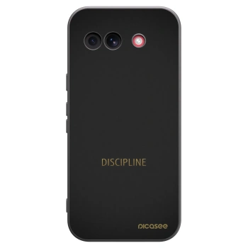 Picasee Google Pixel 10a Hülle - Schwarzes Silikon - Discipline