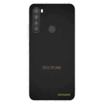 Picasee Xiaomi Redmi Note 8 Hülle - Transparentes Silikon - Discipline