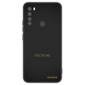 Picasee Xiaomi Redmi Note 8 Hülle - Schwarzes Silikon - Discipline