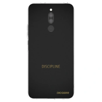 Picasee Xiaomi Redmi 8 Hülle - Transparentes Silikon - Discipline